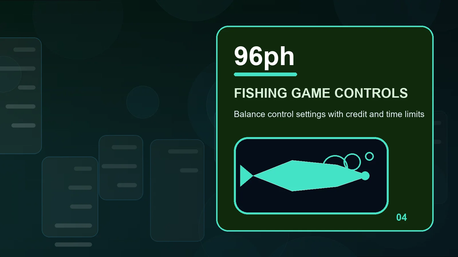 96ph fishing games illustration for how to review touch accuracy before the next step