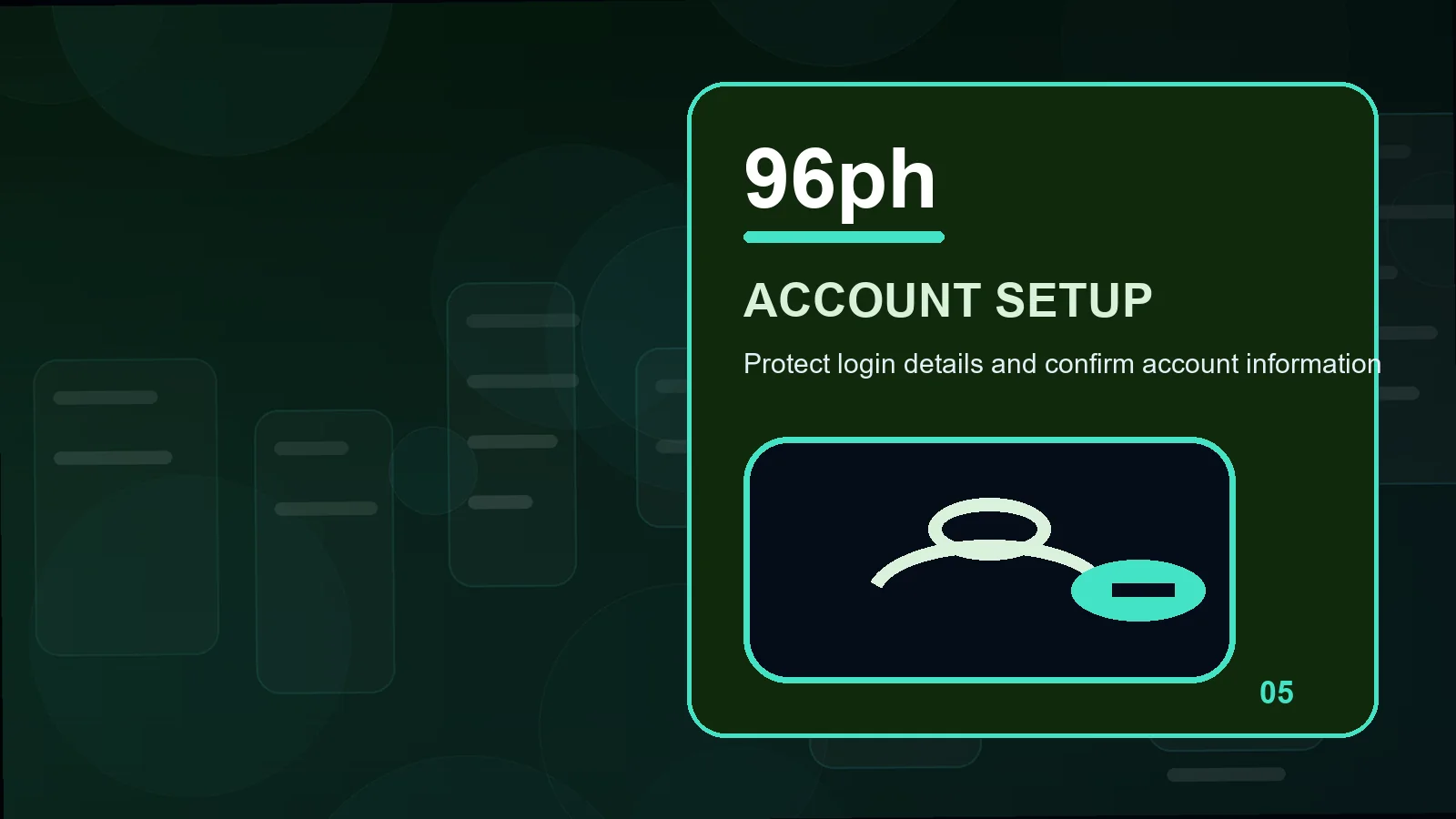 96ph register illustration for read unique password before moving forward