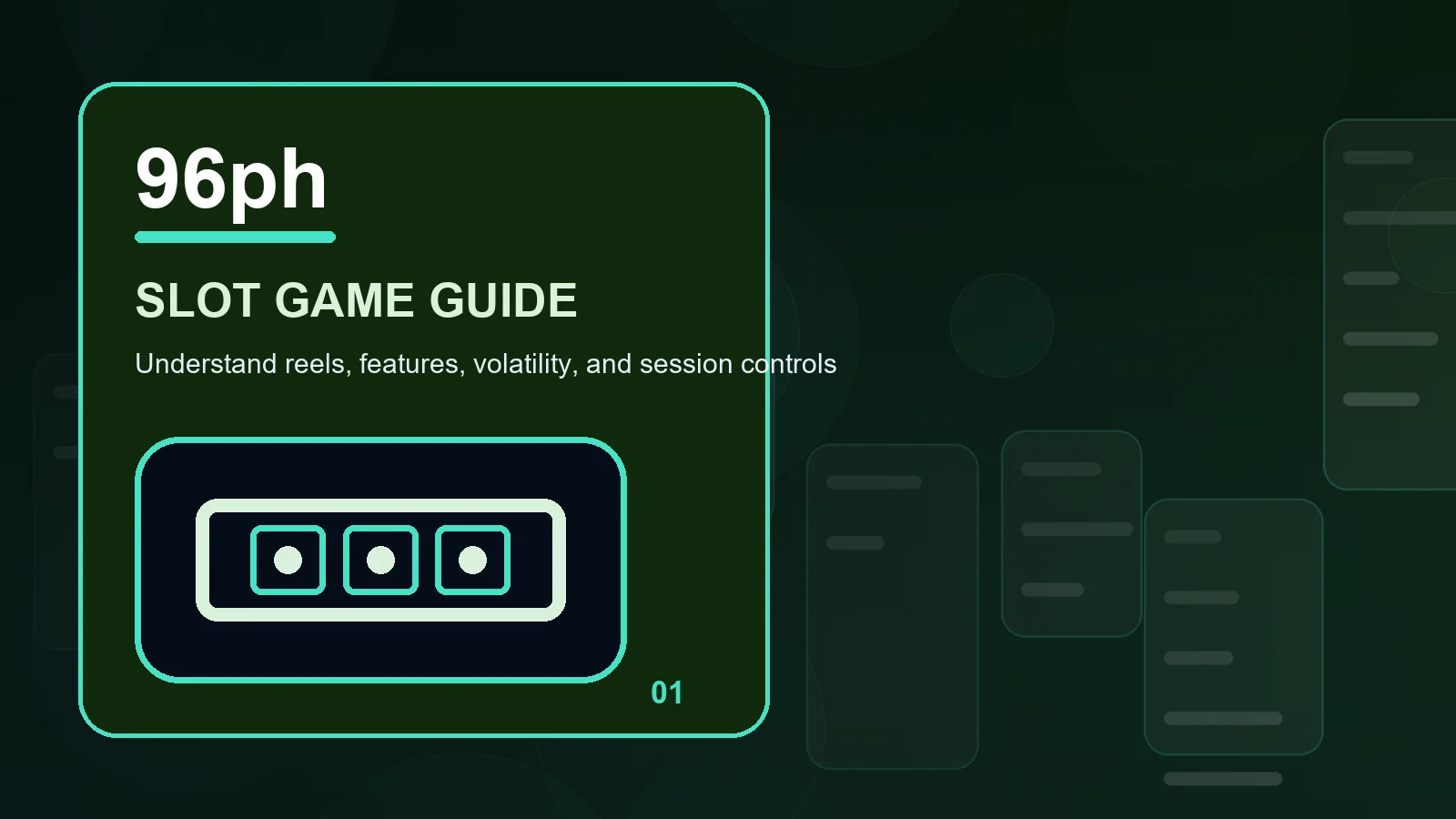 96ph slots overview showing amounts, destinations, status messages, and receipts